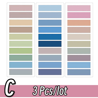 2400S Transparent Colorful Index Creative Memo Pads