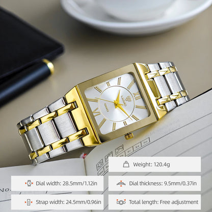Luxury Automatic Stainless Steel Strap Watch