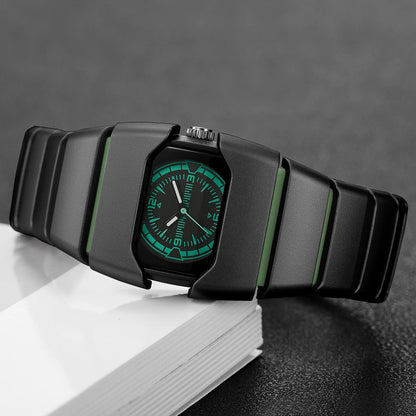 Plastic Strap Quartz Sports Watch