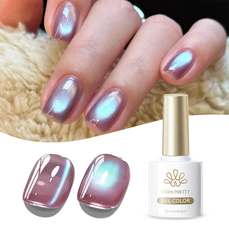 10ml Brown Purple Black Red Cat Magnetic Gel Polish Manicure Soak Off