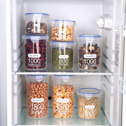 1-4PCS Kitchen Refrigerator Organize Sealed Container Storage Boxes