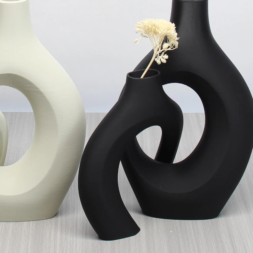 A Set of Bohemian Style Art Vases