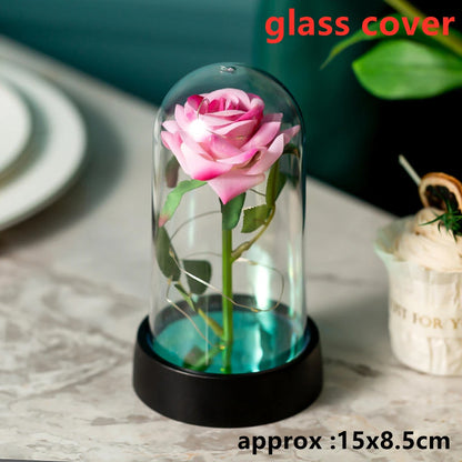LED Galaxy Three Rose Artificial Flowers