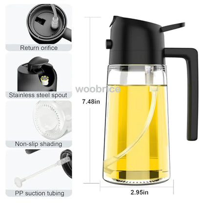 2in1 Spray Oil Dispenser Oil Sprayer