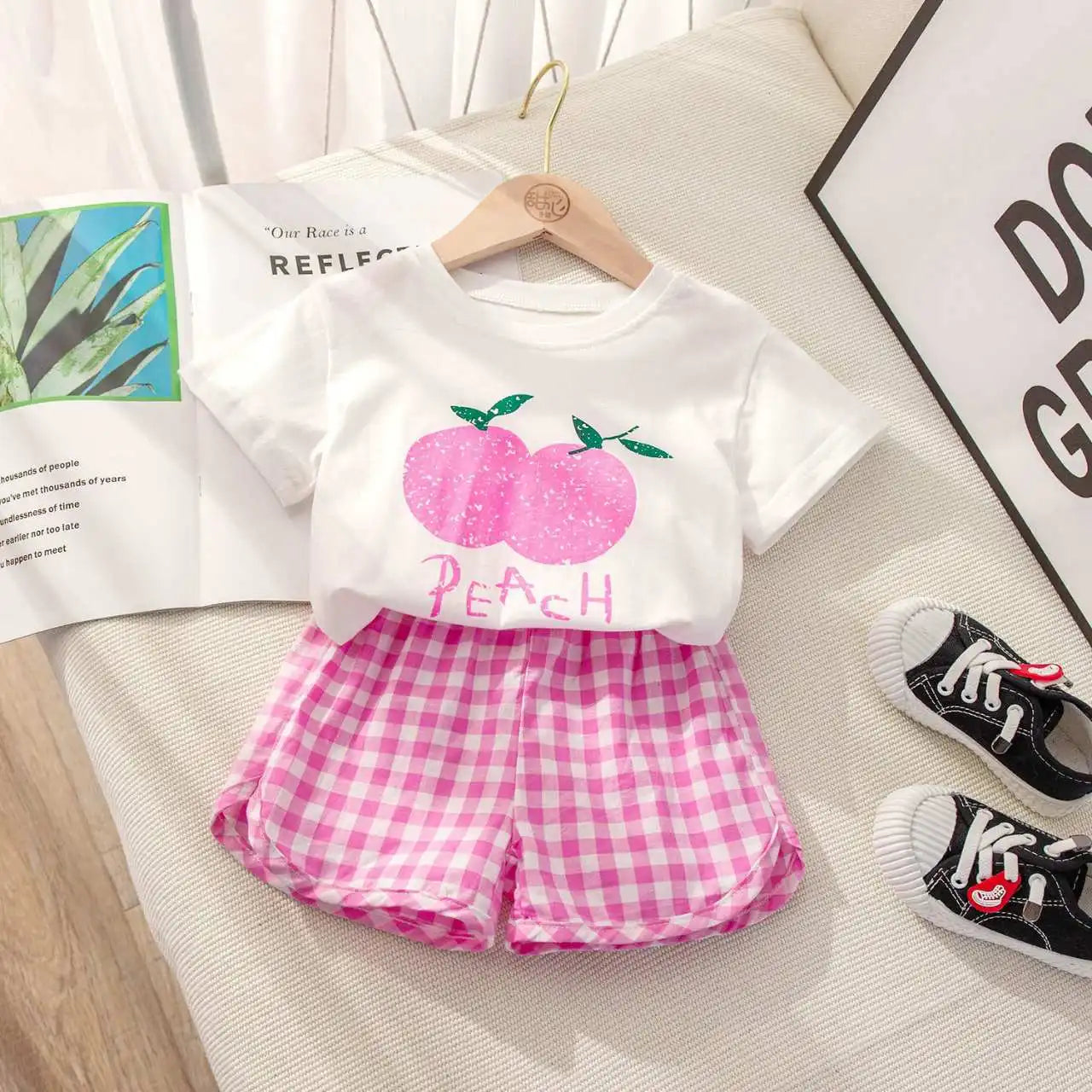 Children Short-sleeved Cartoon Design Set