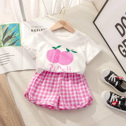 Children Short-sleeved Cartoon Design Set
