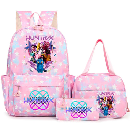 3Pcs/Set KPop Demon Hunter School Bags