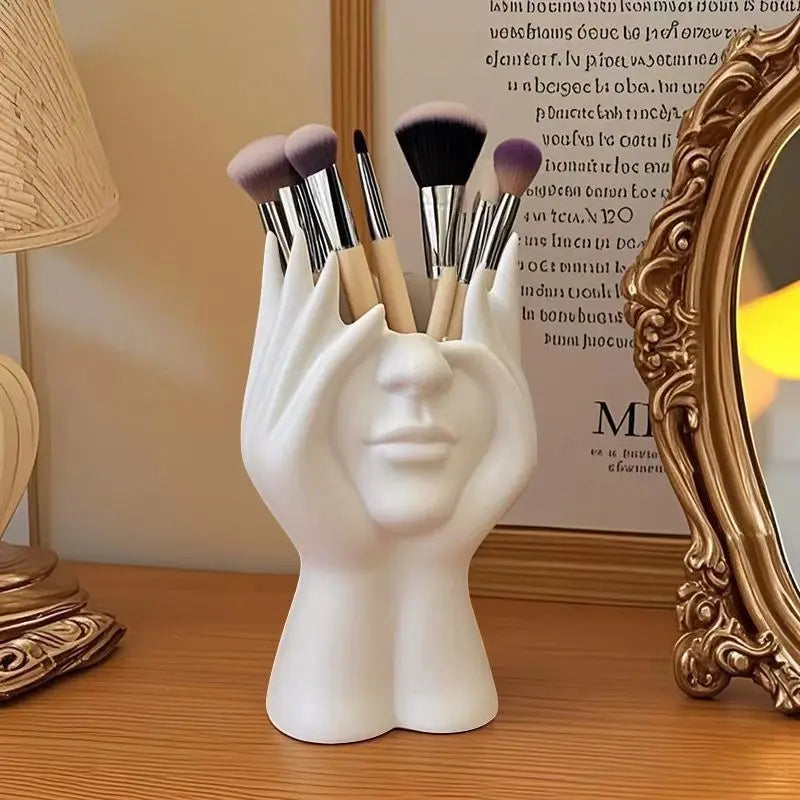 Human Body Storage Pen Holder Makeup Brush