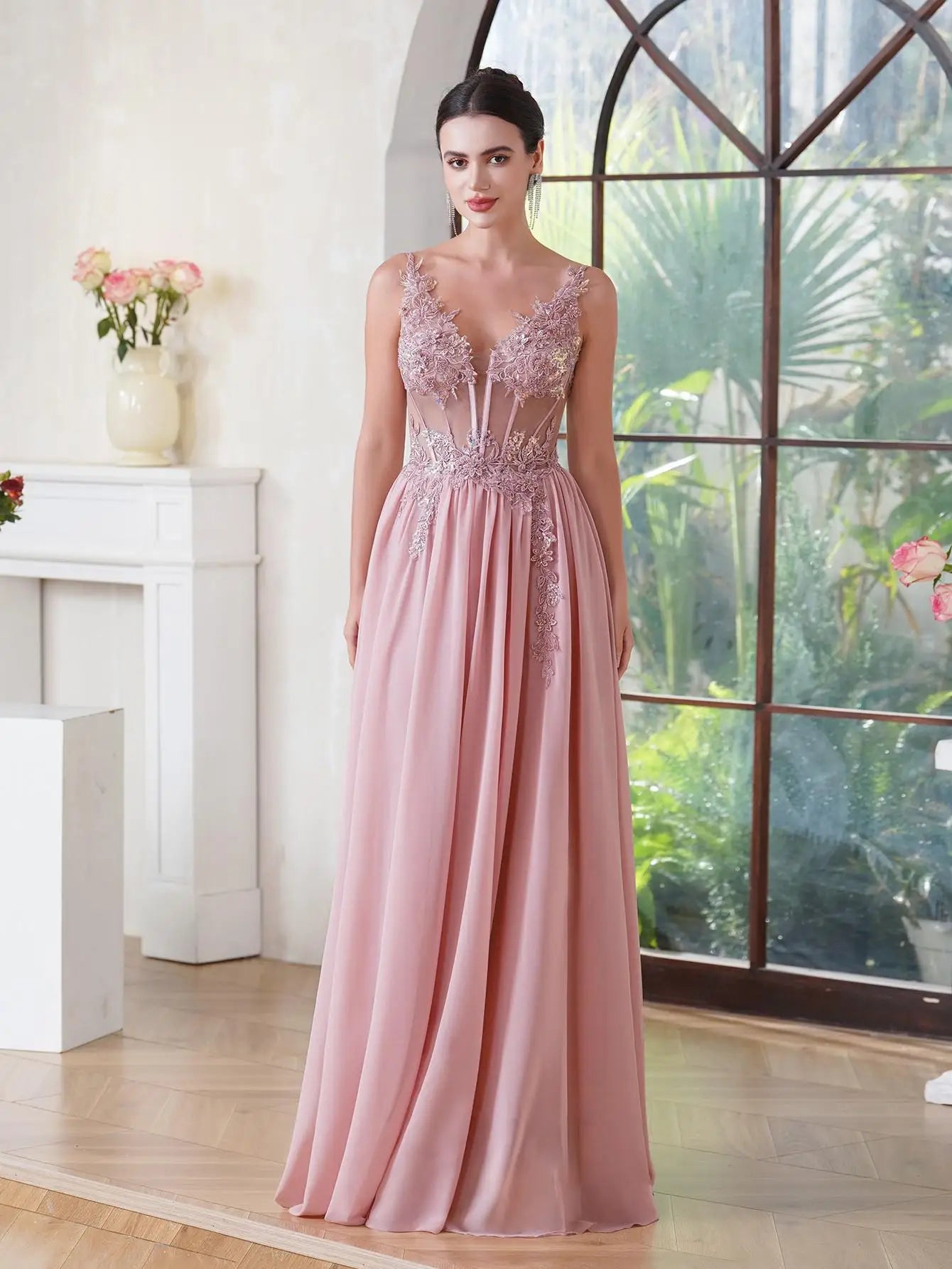 Spaghetti Straps Evening Dresses