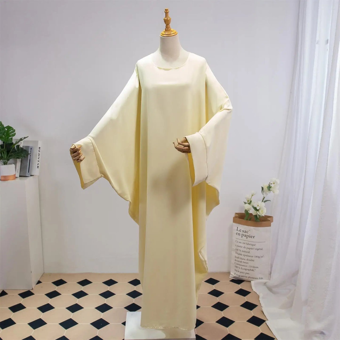 Two Pieces Muslim Abaya Jilbab Islamic