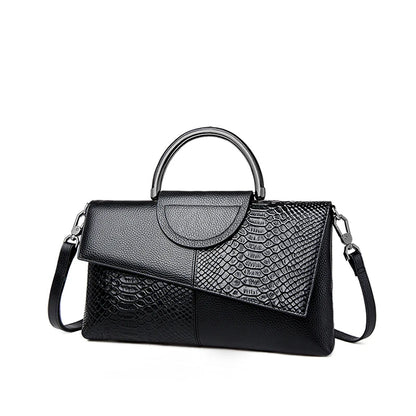 PU Synthetic Leather Alligator Bag