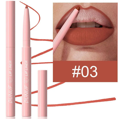 6Pcs Velvet Matte Lip Liner Pencil Lip Contours Makeup Set