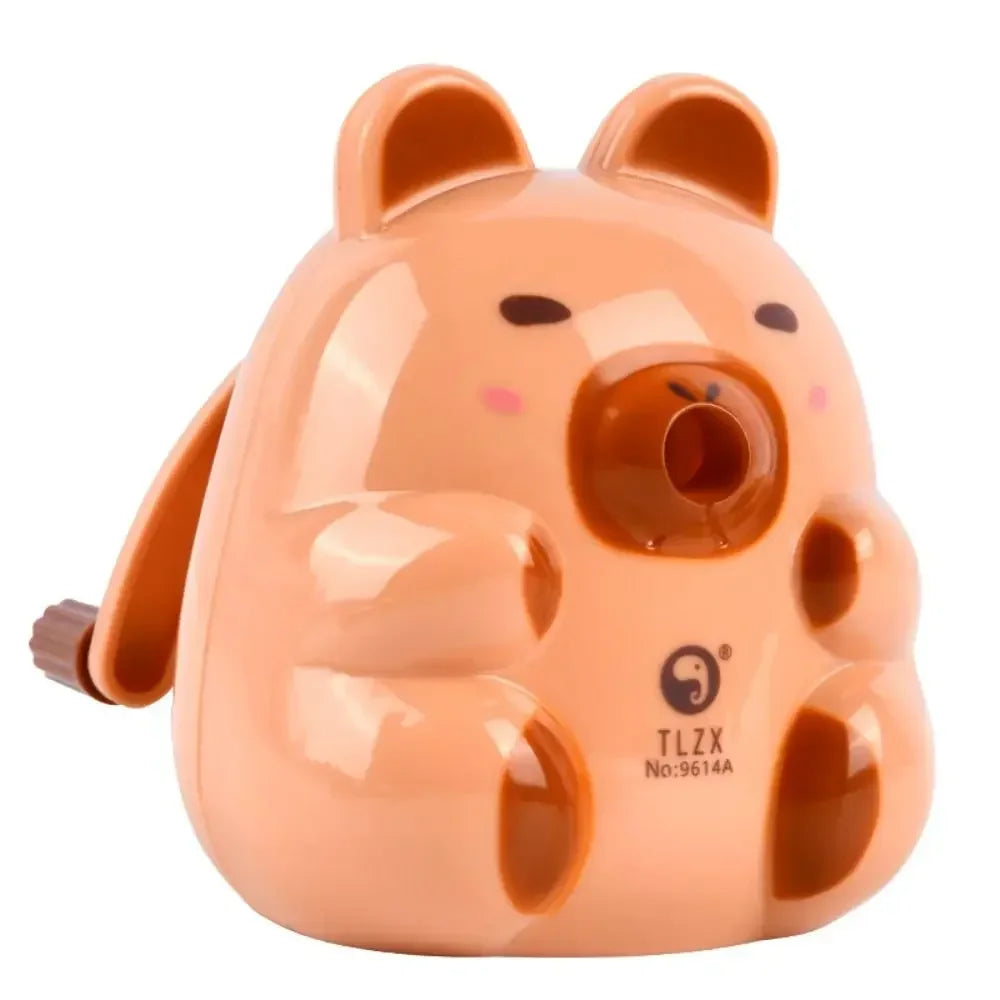 Cartoon Dinosaur Pencil Sharpener Hand-cranked Mechanical Tool