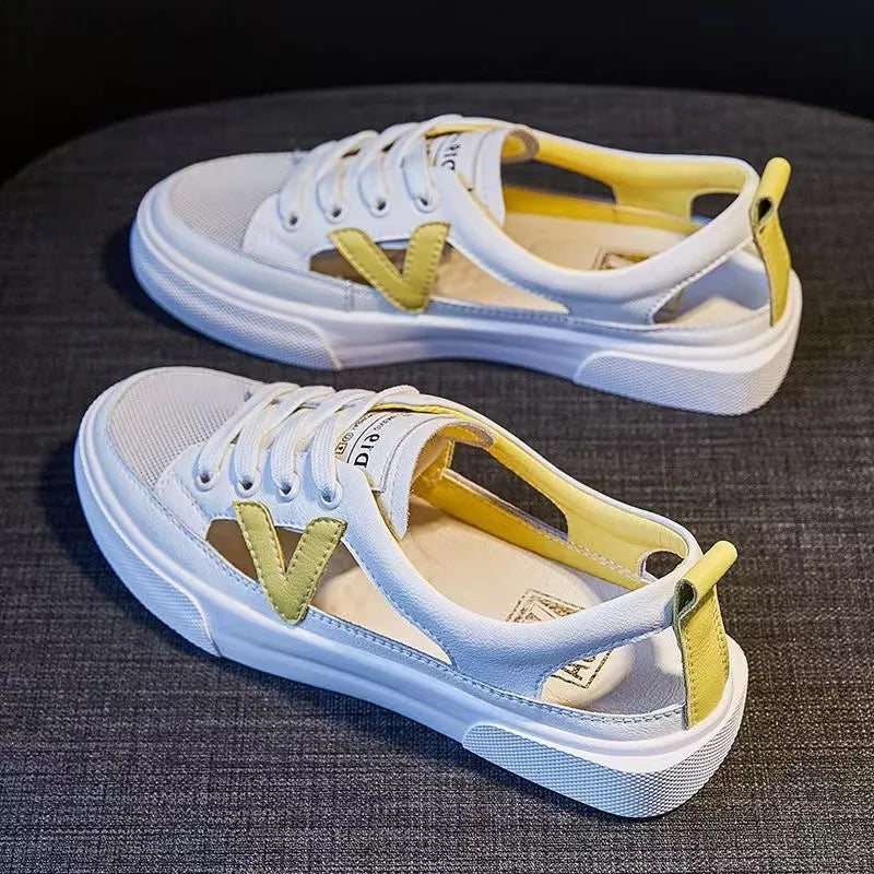 Korean Fish-mouth Metal Decorative Transparent sandals