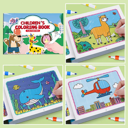 Cartoon Animal Drawing Book Children's Coloring Book