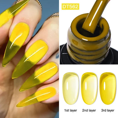 7ml Red Series Gel Nail Polish Glitter