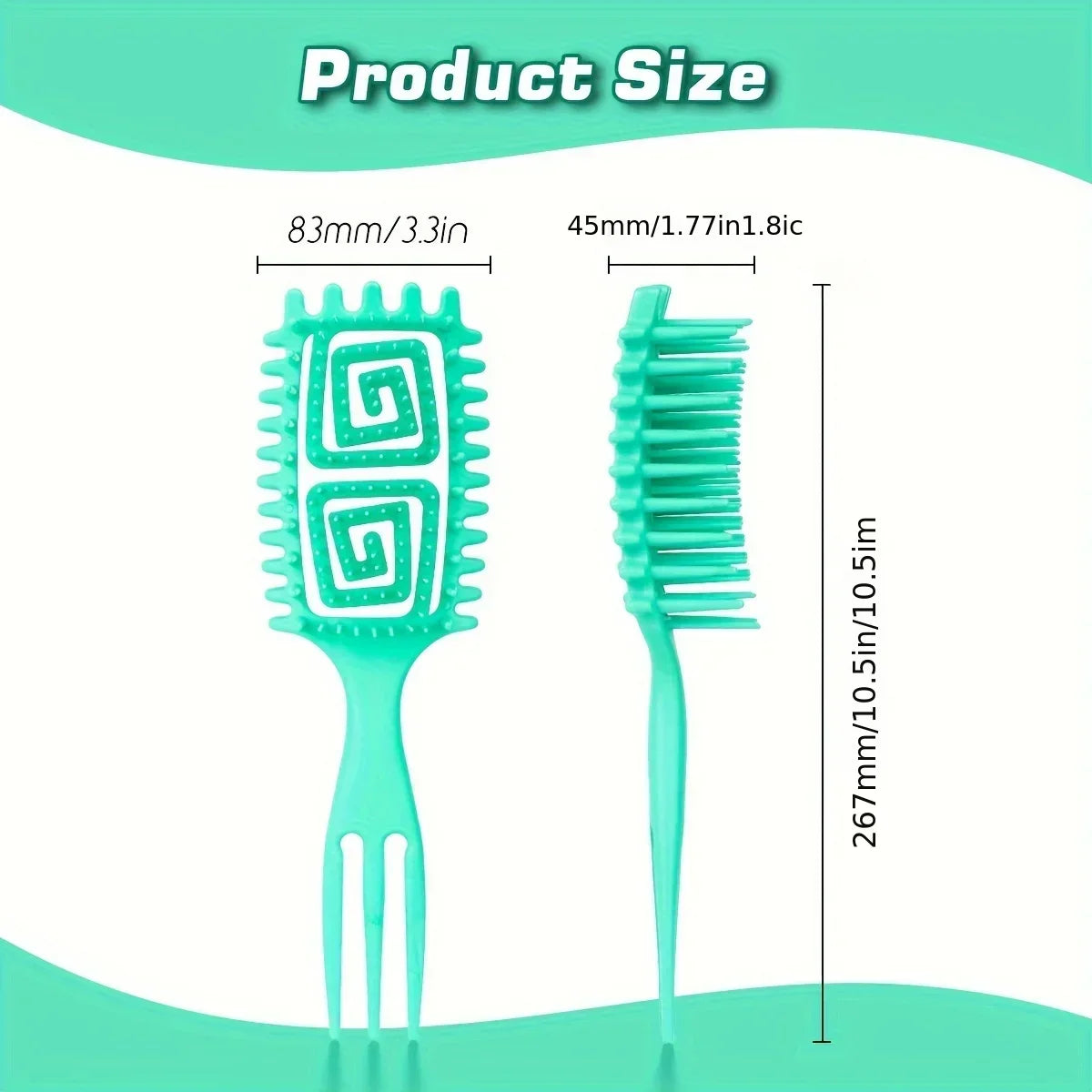 Hairdressing Sea King pointed tail curling Brushes