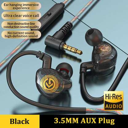 Wired Earphone 3.5mm Type C Digital Chip In Ear Headphone