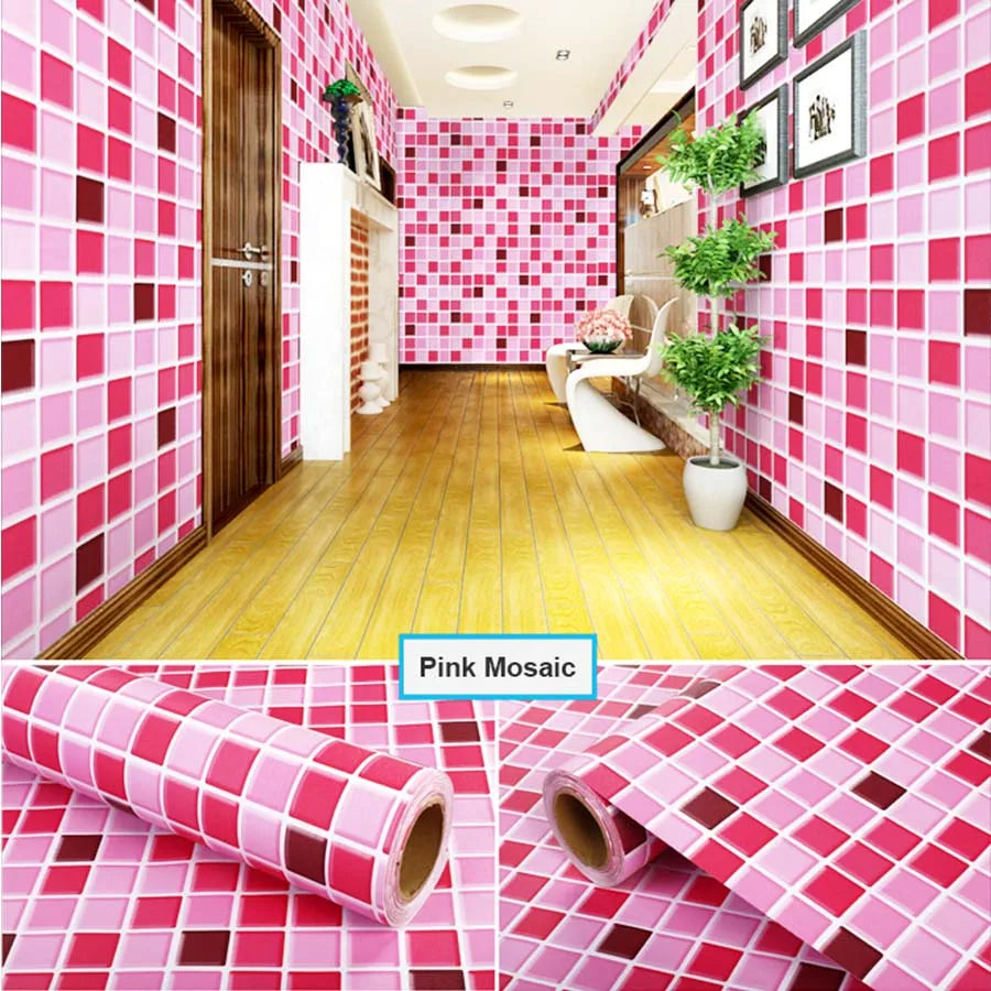 Red Brick Waterproof Wall Wallpaper Decoration
