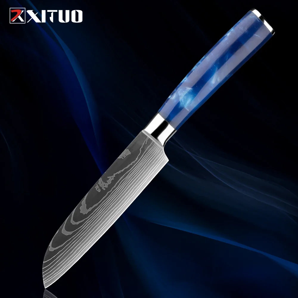 Stainless Steel Chef Knife Kitchen Knife Set