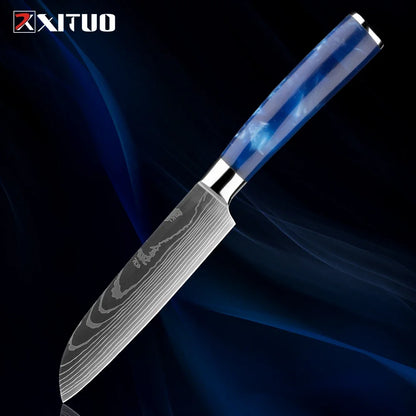 Stainless Steel Chef Knife Kitchen Knife Set