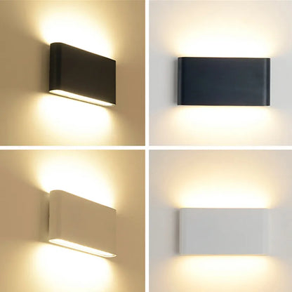6W 12W LED Wall Lamp Outdoor Waterproof  Wall Light