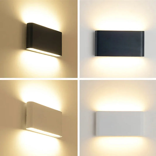 6W 12W LED Wall Lamp Outdoor Waterproof  Wall Light