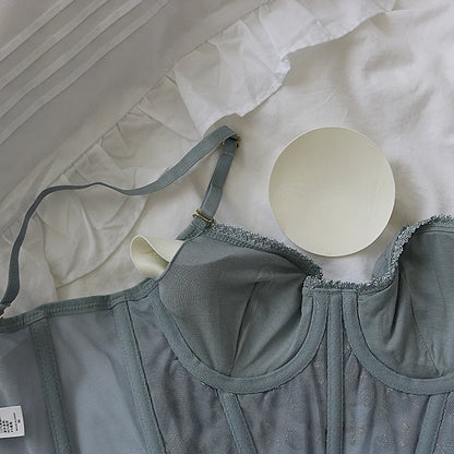 Three-dimensional embroidered sexy bra lingerie