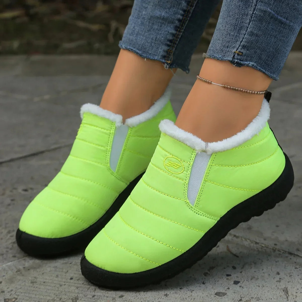 Boot Warm Fur Waterproof Boots