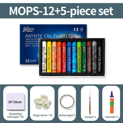 Artist Oil Pastel Set 12/25/50 Professional Painting Drawing Toxic Sticks