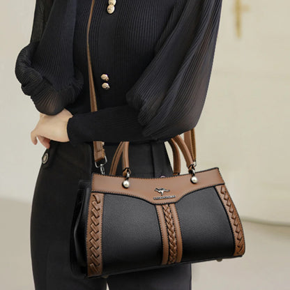 Luxury Multi Layered High Quality Soft Leather Messenger Bag