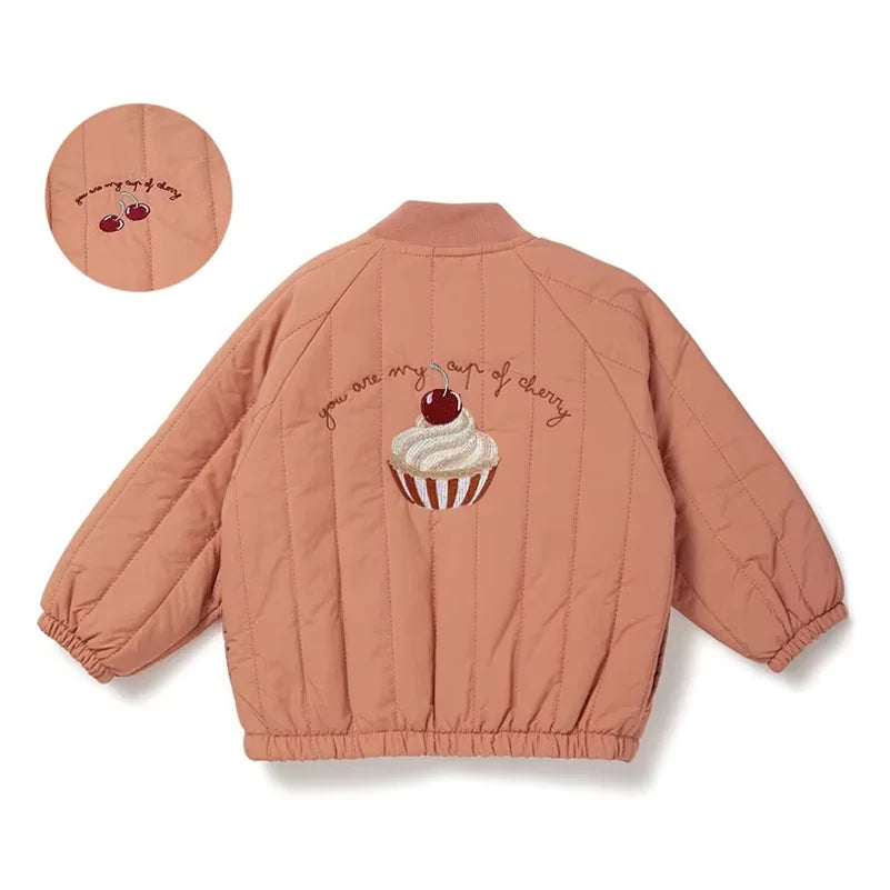 1-6Y Spring Thickened Cotton Baby Warm Coat Toddler Jacket