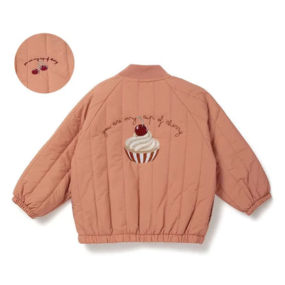 1-6Y Spring Thickened Cotton Baby Warm Coat Toddler Jacket