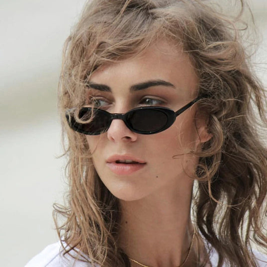 Classic Oval Cow Color Small Sunglasses
