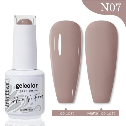 Red Brown Color Gel Nail Polish