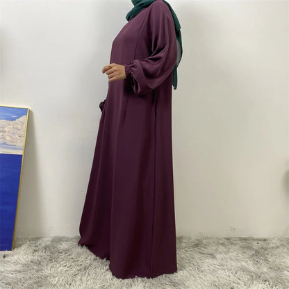 عباية بسحاب أمامي للمسلمات