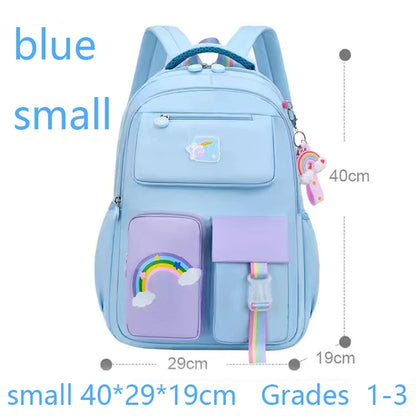 High Class Backpack Macaron Large Capacity School Bag