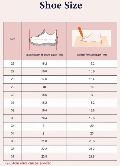 Children Casual Running PU Rubber Sneakers
