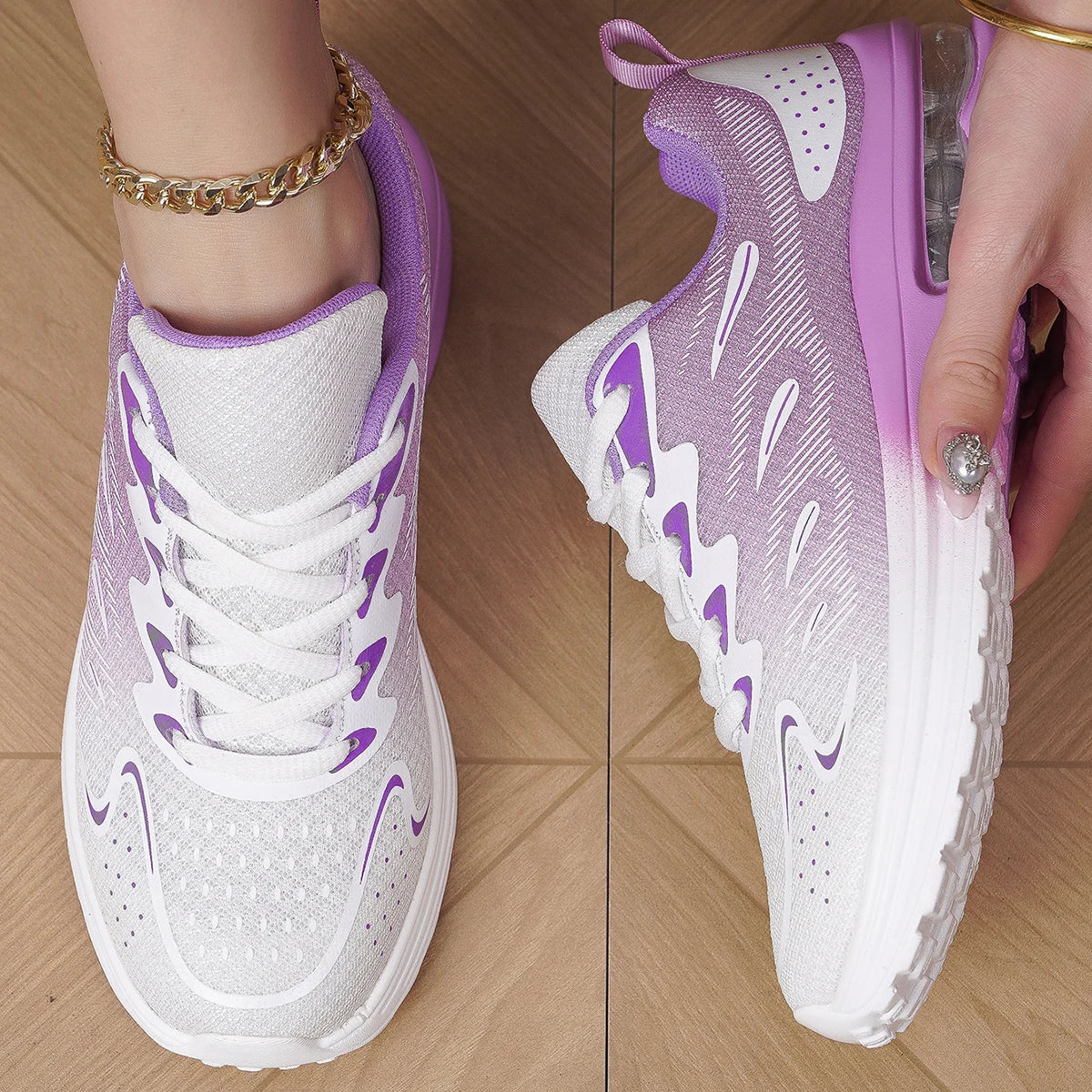 Sneaker Walking  Air Cushion Mesh Sneakers