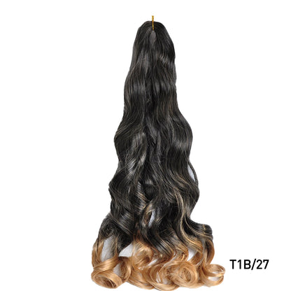 French Curls Braiding Hair 24Inch Hair Extensions