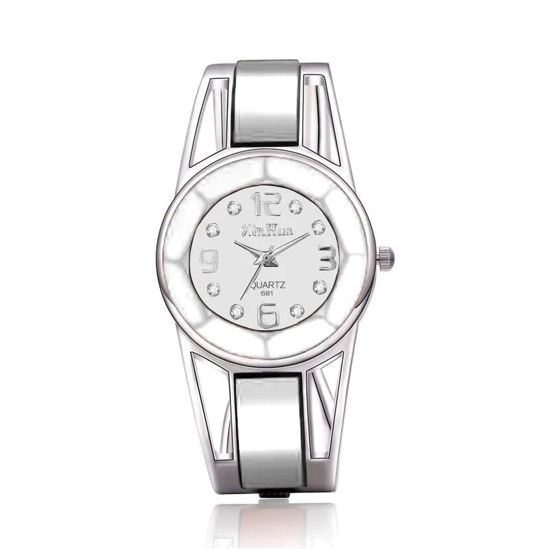Elegant Bracelet Quartz Exquisite Bangle Rhinestone Watches