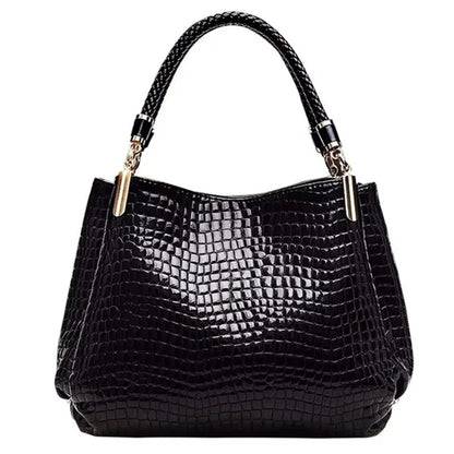 Leather Alligator Crossbody Bag