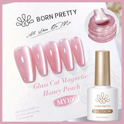 Dark Red Cat Magnetic Gel Nail Polish