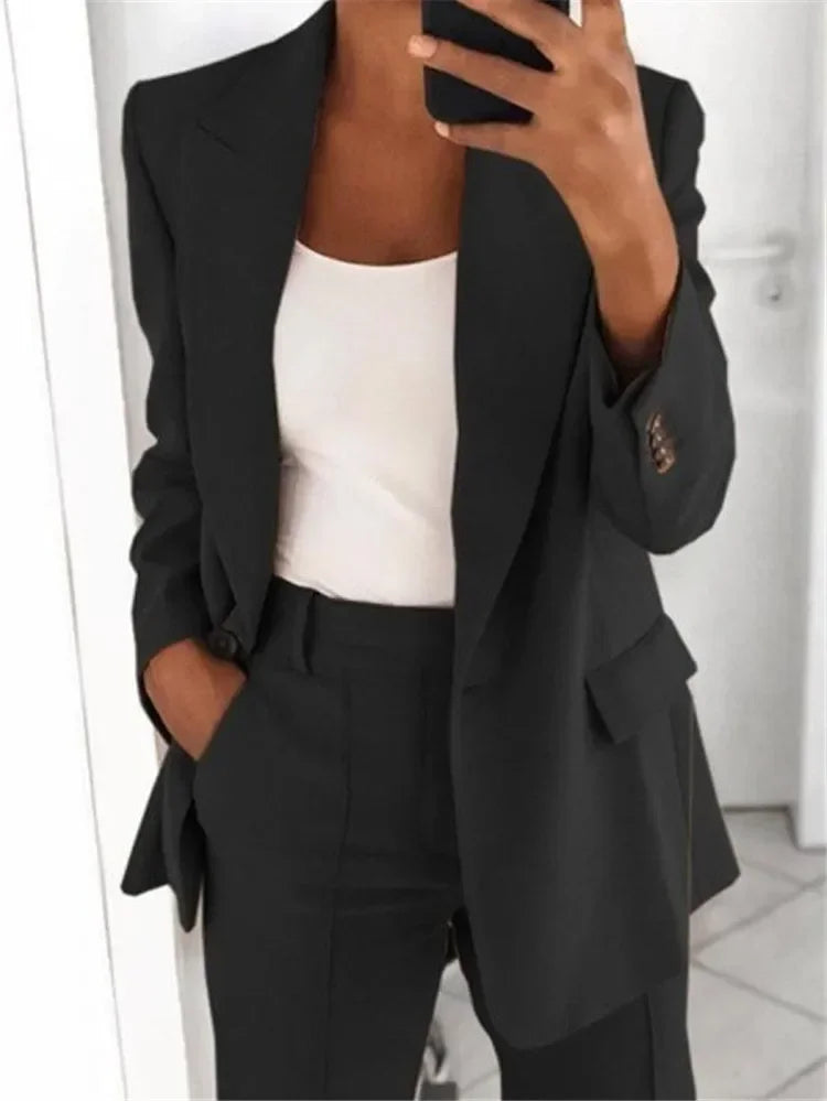 Casual Long-sleeved Plus Size Jackets