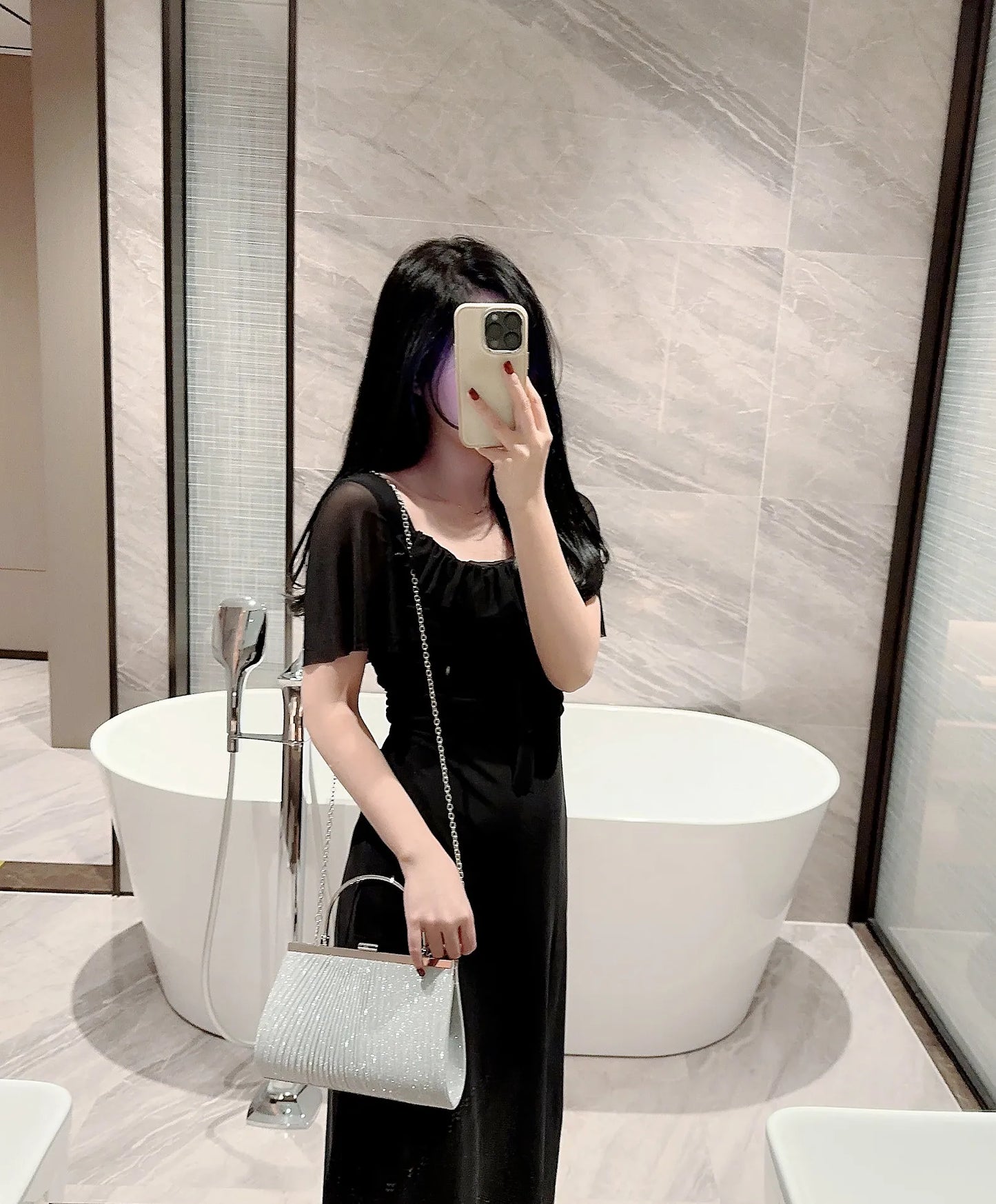 Classic Pleated Evening Bag Handbag