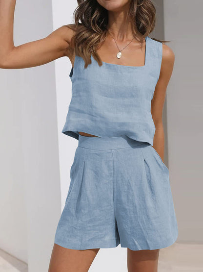 Linen Outfits Lounge Matching Sets