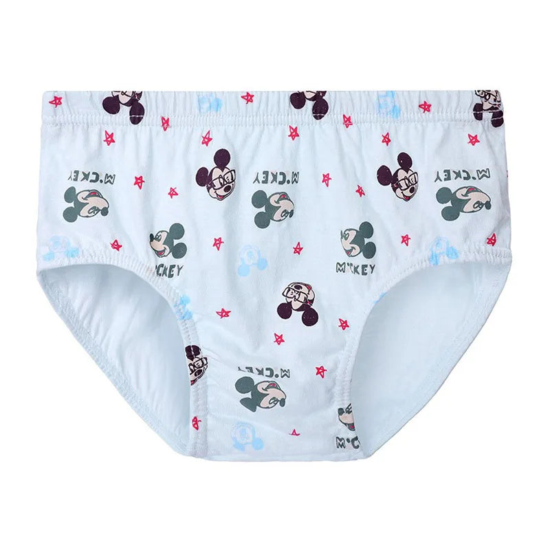 5 Packs/Box Mickey Cartoon Soft Cotton underwear