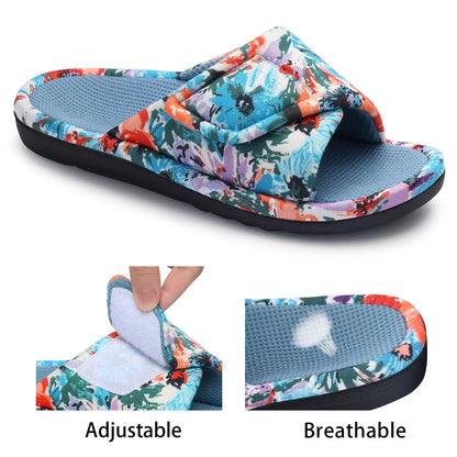 Comwarm Waffle Indoor Cotton Slippers