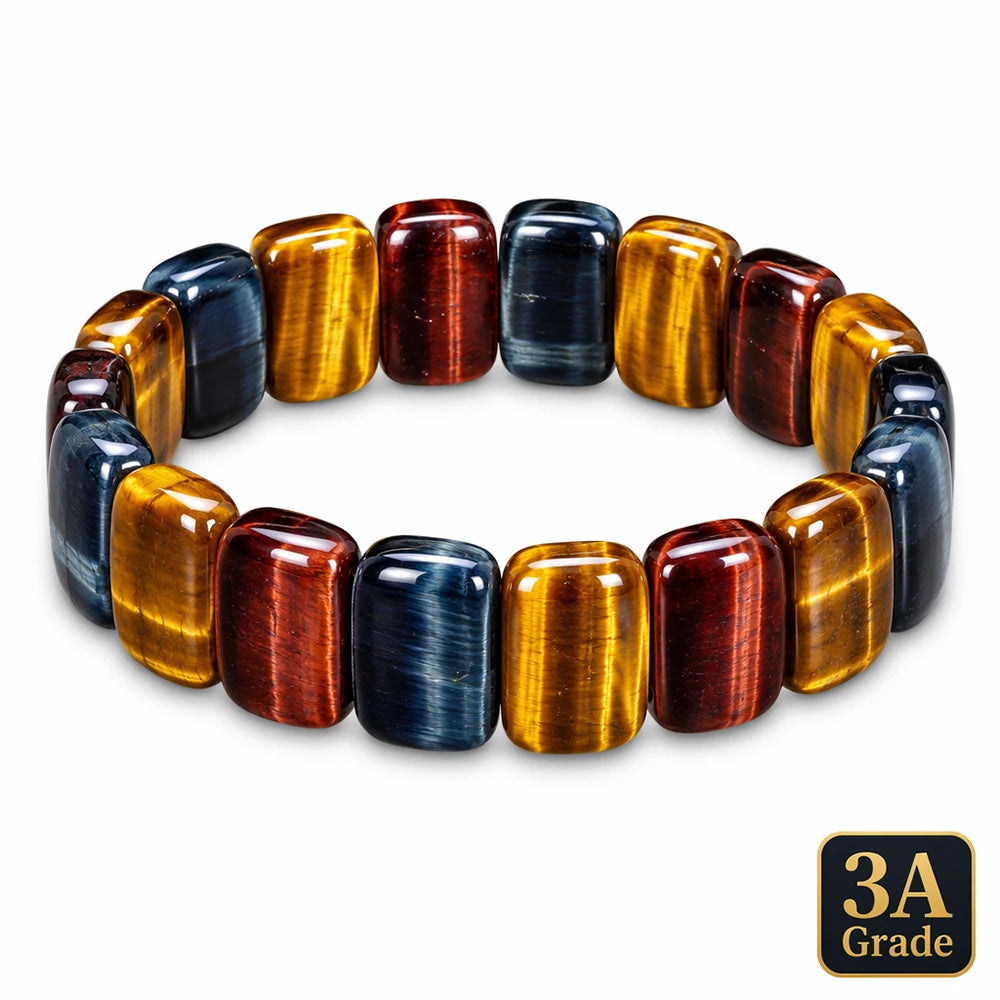 AAA Grade Natural Colored Tigers Eye Bracelet