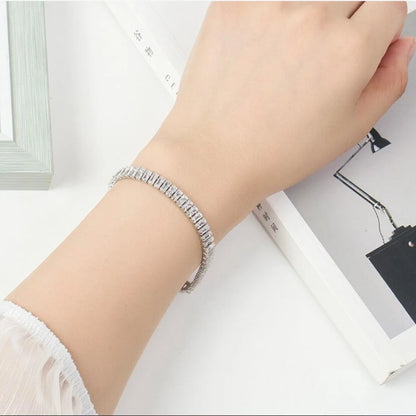 DANA 925 Sterling Elegant Zircon Crystal Bracelet